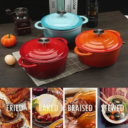 2.7L Cast Iron Casserole/Cast Iron Cookware