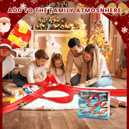 🎄🎁 2026 Christmas Surprise Gift: DIY Racetrack Racing Toy 🚗✨
