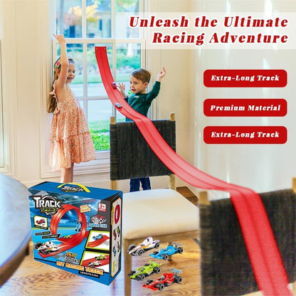 🎄🎁 2026 Christmas Surprise Gift: DIY Racetrack Racing Toy 🚗✨